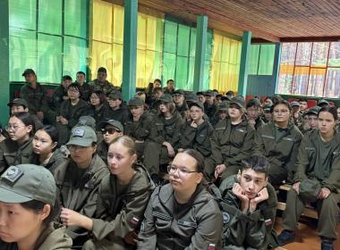 Курсантам филиала Центра «ВОИН» в Бурятии рассказали о символах России