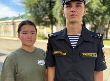 Центр «ВОИН» в Бурятии поздравил с присягой своего выпускника во Владивостоке