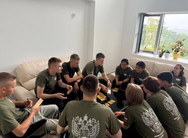 Курсанты Центра «ВОИН» в Бурятии участвуют в проекте «Лидерский десант»