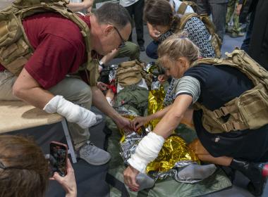 Более 10 тысяч человек посетили площадку Центра «ВОИН» на «Улице Дальнего Востока»