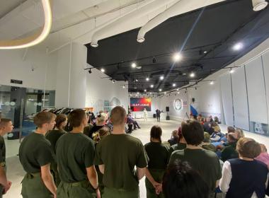 Курсанты Центра «ВОИН» в Бурятии посетили концерт автора-исполнителя С.В.О.Й