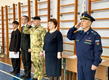 Смотр-конкурс строевой подготовки состоялся сегодня в чебоксарской школе