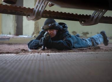 В Волгоградском филиале провели лазертаг для курсантов