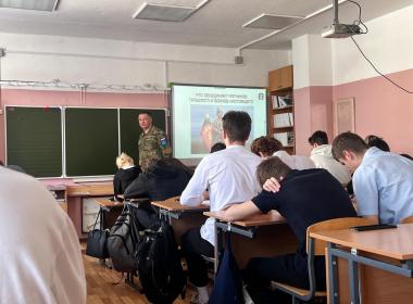 Инструктор Центра «ВОИН» принял участие в патриотическом проекте «Знание. Герои»