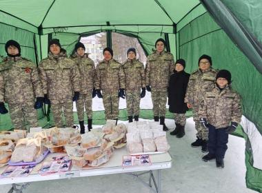 Сахалинские курсанты приняли участие в акции «Блокадный хлеб»