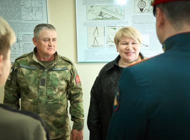 Первый заместитель Министра просвещения России Александр Бугаев посетил волгоградский филиал Центра «ВОИН»